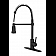 Dura Faucet Lever Type Matte Black - DF-MK504SLK-MB