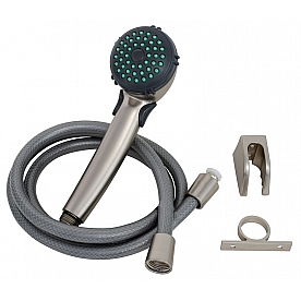 Phoenix Products Shower Head Set - Brushed Nickel Plated Plastic - PF276044