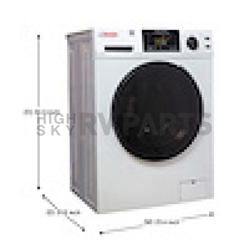 Pinnacle Appliances Clothes Washer/ Dryer Super Combo Unit 13 Pound Capacity Front Load - 22-4600 L W-12