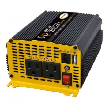 Go Power Modified Sine Wave Power Inverter - Continuous 600 Watt/ 860 Pick - 80175