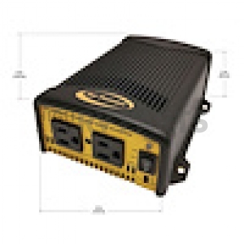 Go Power GP-ISW200-12 Sine Wave Power Inverter - 150 Watt/260 Pick - 82690-2