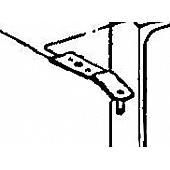 Dometic RM4180 Refrigerator Door Hinge - Upper Door Side; Top Left Hand - 2951648001