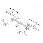 Roadmaster Inc Vehicle Baseplate For 2013 - 2018 Jeep Wrangler JK - 1444-3