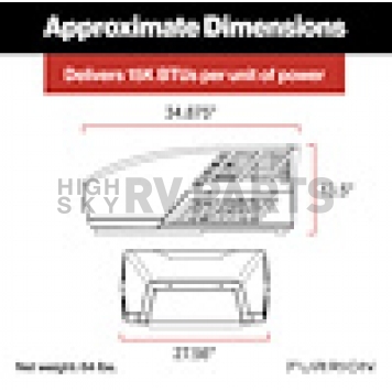 Furrion Chill  Air Conditioner - 15,000 BTU Black - FACR15HESA2-BL-AM-2