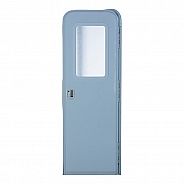 Lippert Components RV Entry Door - Radius Corners White - Right Side Hinges - 26 x 72 - V000040259
