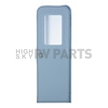 Lippert Components RV Entry Door - Radius Corners White - Right Side Hinges - 26 x 72 - V000040259-1
