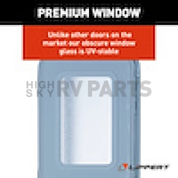 Lippert Components RV Entry Door - Radius Corners White - Right Side Hinges - 26 x 72 - V000040259-6