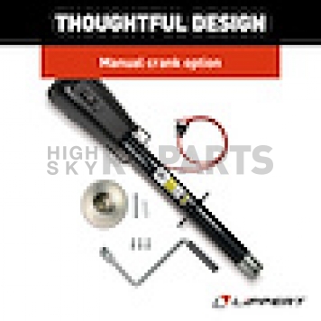 Lippert Components Power Stance Trailer Tongue Jack - 3500 Pound - 813748-8