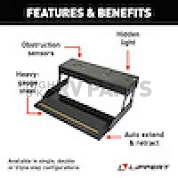 Airstream Main Entry Door Step Single Power 410700-3