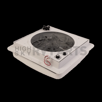 Heng's Industries Deluxe Zephyr Roof Vent 3 Speed - White Lid - SV1112-G4 -1