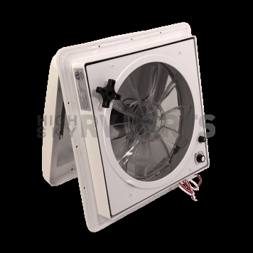 Heng's Industries Deluxe Zephyr Roof Vent 3 Speed - White Lid - SV1112-G4 -2