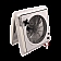 Heng's Industries Deluxe Zephyr Roof Vent 3 Speed - White Lid - SV1112-G4 