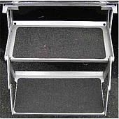 Airstream Entry Door Step Double Solid Aluminum 3440006