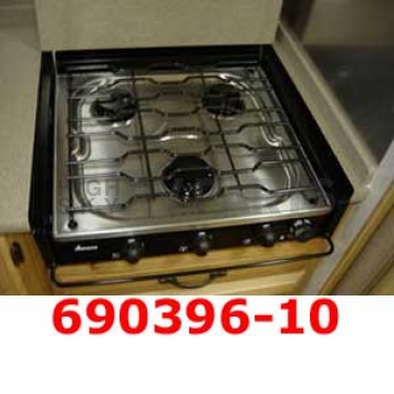 Cook Top Black with Stainless Steel - 690396-10