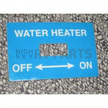  DECAL-WATER HEATER