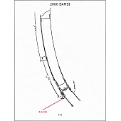 Extrusion Awning/drip Rail - 114290