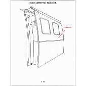 Slide-out Formed Aluminum Outer Panel Upper - 114934-02