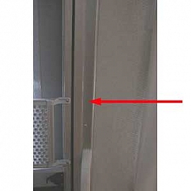 Main Door Trim Ring Aluminum Formed White - 114655