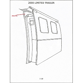 Slide-out Fiberglass Jamb Assembly - 964751