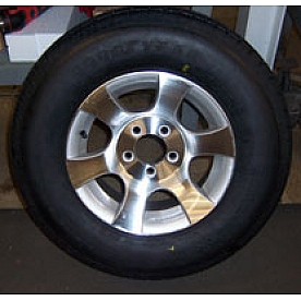 Tire and Aluminum Wheel Assembly 14 inch - 410873