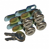 Airstream Compartment Door Latch with Keys 1-1/8 inch - Pack of 4 - 200591