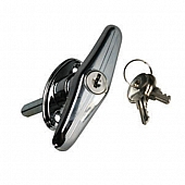 Airstream Compartment Locking T-Handle Chrome - 10885