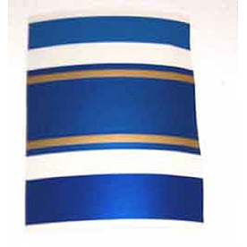 Decal -70TH Anniversary - 3.5 inch with Gold Strip - 386072