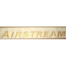 Airstream Name Plate Decal 1.5 inch x 15.25 inch Gold - 386137