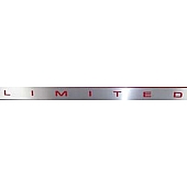 Decal, logo  inchLIMITED inch,rear, below window
