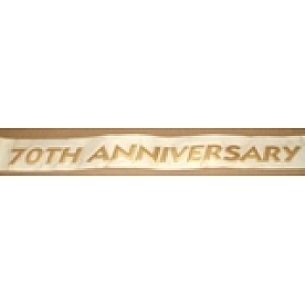 LOGO-70TH ANNIVERSARY 30.75 inch inch GOLD