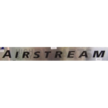 Airstream Logo Black Raised Letters - 386091