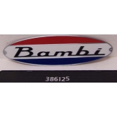 Nameplate Bambi Red White Blue Black 386125