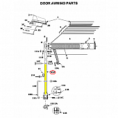 Bright Door Awning Arm Rear 231403R