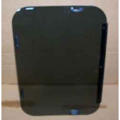 Window Glass Side Curved curved 30 inch with Inside Black Frame 371324