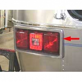 Bezel for Airstream Tail Light Casting R.S. 114346-01 NLA