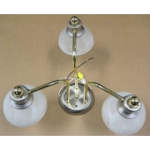 Dinnette Light 3 Bulb Nickel - 511800