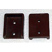 Brown Plastic End Cap for FWD Header - 200003