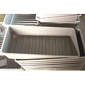 Drawer Plastic Bin Gray 10 inch x 22 inch - 201051