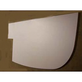 Refrigerator Wall Panel Laminated 28' SS - 801424-07