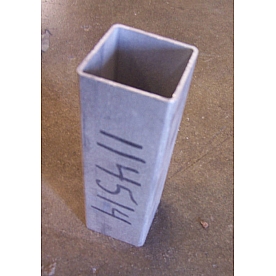 Aluminum Tube .062 X 1.50 SQ 21'1 inch - 114514
