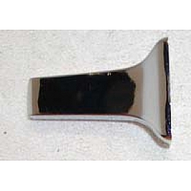 Brackets, chrome towel bar