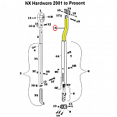 Satin Front/Rear Rafter Arm Bar 717240