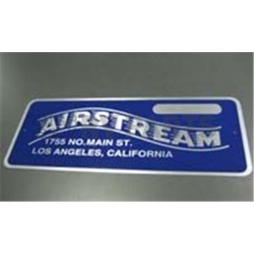 Airstream Aluminum Sign w/ California Address 26369W-65