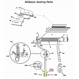 Hinge Casting Vertical - 210065