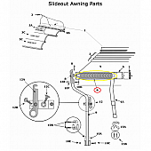 Spring Assembly For Slideout 30 inch - 221210