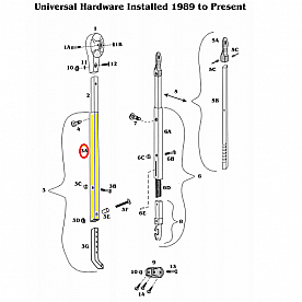 Awning Bright Main Arm Tube Only - 216200