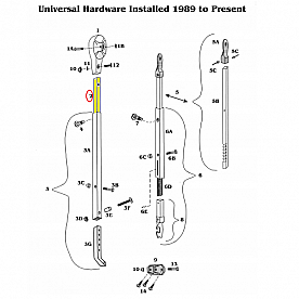 Awning Main Arm Bar - 719100