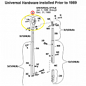 Awning Head Casting Assembly, Standard with Red Logo - 215201