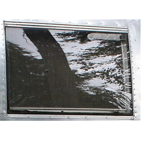 39 x 20.5 inch Airstream Window Side Curved NLA