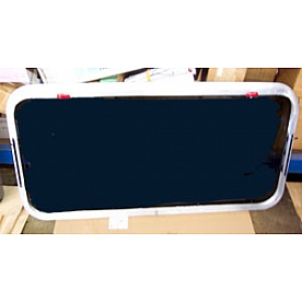 Airstream Rear Emergency Exit Window Assembly with Red Latches - 371348-02
